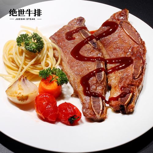 绝世 家庭牛排生鲜牛仔骨 腌制牛小排单片200克 送